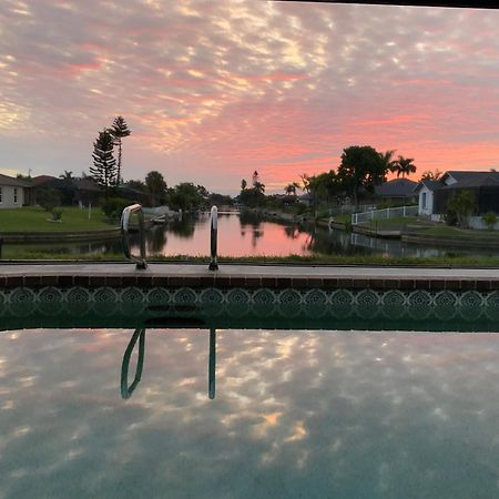 Serenity Waterfront Villa With King Suite, Private Pool, Great Lanai Enclosure And Long Water Views Cape Coral Exterior photo